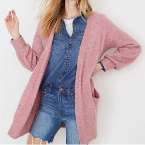 🩷NWT Madewell Edgewater Bubble Balloon Sleeve Cardigan Sweater